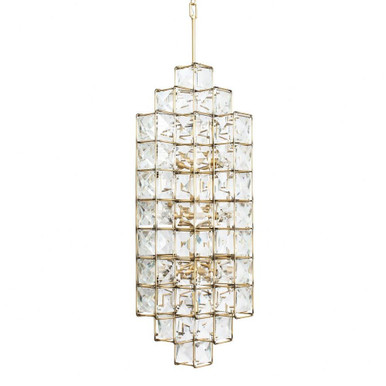 Cubic 14 Light Large Foyer Pendant by Varaluz - 329F14CG