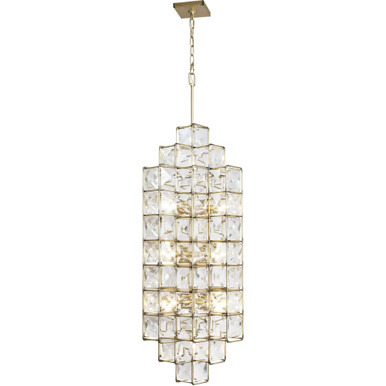 Cubic 14 Light Large Foyer Pendant by Varaluz - 329F14CG