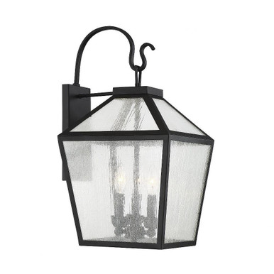 Woodstock 3 Light Outdoor Wall Lantern by Savoy House - 5-101-BK