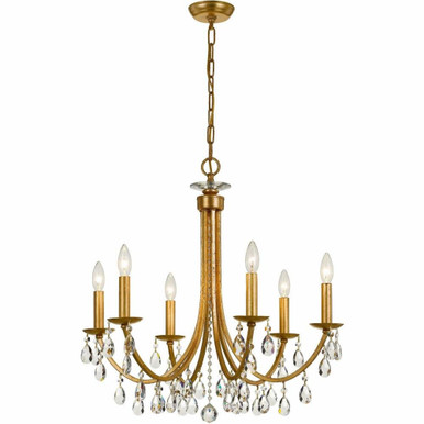 Bridgehampton 6 Light Medium Chandelier by Crystorama - 8826
