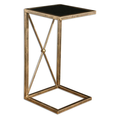 Zafina 25 inch Side Table 13 Inch Wide by 13 Inch deep by Uttermost - 25014