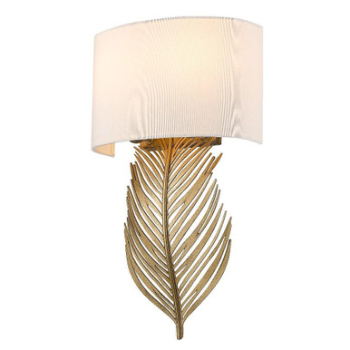 Cay 2 Light Candle Style Wall Sconce by Golden - 6930-WSC VFG-IL