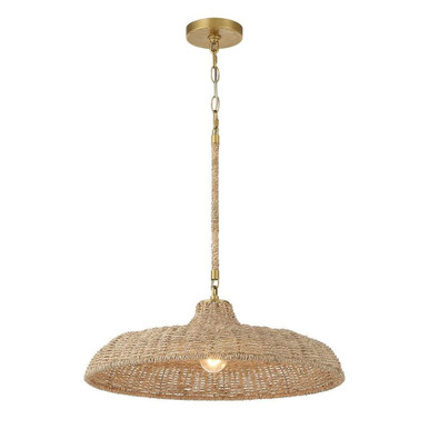 Odessa 1 Light Pendant 7.5 Inch Tall and 20.5 Inch Wide by Crystorama - ODS-7801-SG