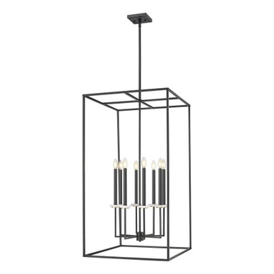 Gaultier 8 Light Chandelier 45.25 Inch Tall and 24 Inch Wide by Z Lite - 6100-44