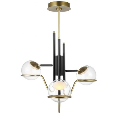 Crosby 3 LED Light Large Pendant by Visual Comfort Modern - 700TDCRBY3BNB-LED927