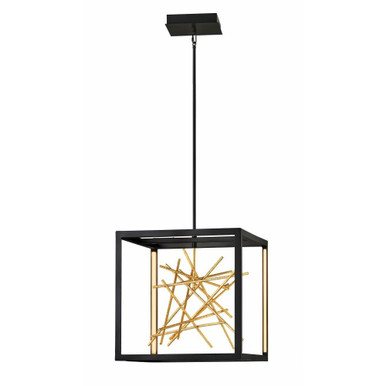 Styx 45W 1 LED Large Pendant by Fredrick Ramond - FR46407BLK