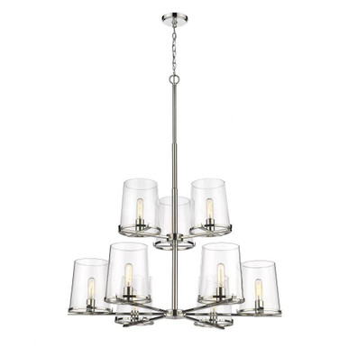 Callista 9 Light Chandelier 47 x 38 Inch Wide by Z-Lite - 3032-9PN