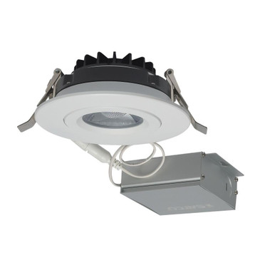Sprint 4 Inch 12W LED Direct Wire Gilmbal Square Downlight by Satco - S112W-4884882