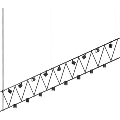 Suspenders 136W 17 LED Pendant 17 Inch Tall and 170 Inch Wide by Sonneman - SLS1143