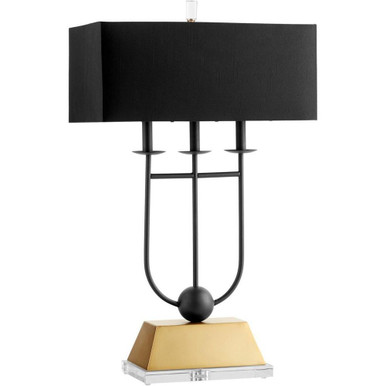 Euri 3 Light Table Lamp 19 Inches Wide by 32 Inches High by Cyan - 10983