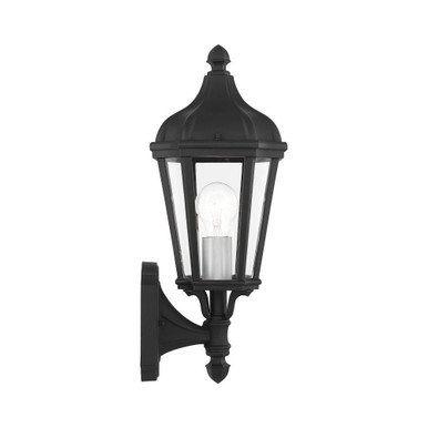 Morgan 1 Light Outdoor Wall Lantern 14.25 Inch Tall by Livex - 76182