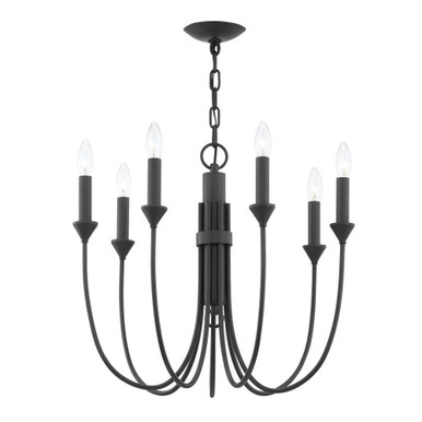 Cate 7 Light Chandelier by Troy - F1007-FOR