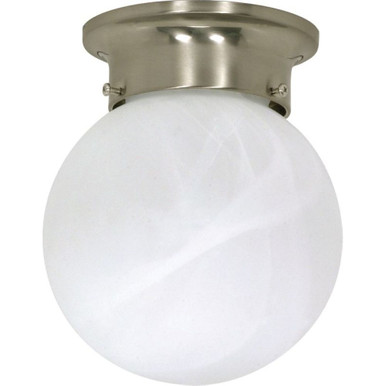 1 Light 6 Inch Wide Ball Flush Mount by Nuvo - 60-60
