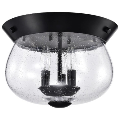 Boliver 3 Light 13.5 Inch Wide Flush Mount by Nuvo - 60/7806