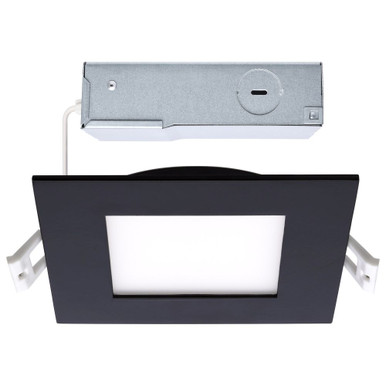 10W LED Square Direct Wire Downlight 0.99 Inch and 4.75 Inch Wide by Satco - S11876R1