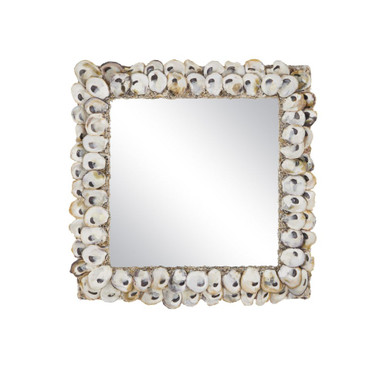 Oyster Shell 20 Inch Mirror by Currey Company - 1348