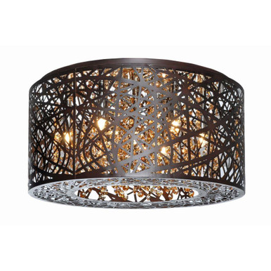 Inca 20.3W 7 LED 15.75 Inch Wide Flush Mount by ET2 - E21300