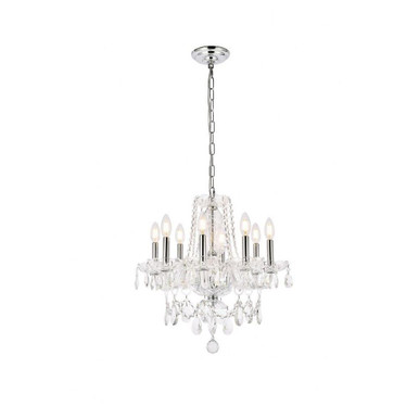 Princeton 8 Light Small Chandelier by Elegant - V7838D20