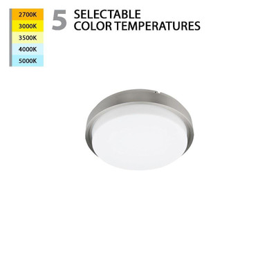 Lithium 1 Light 11.89 Inch Wide Flush Mount by WAC Limited - FM-200111-CS-BN