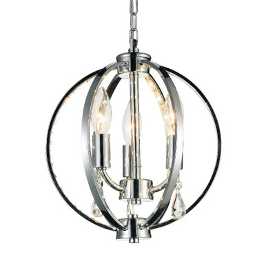 Abia 3 Light Small Pendant by CWI - 5025P10C-3