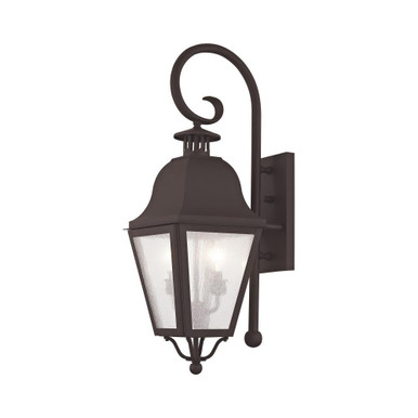Amwell 2 Light Outdoor Wall Lantern by Livex - 2551
