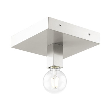Solna 1 Light 8.5 Inch Wide Flush Mount by Livex - 49210-91