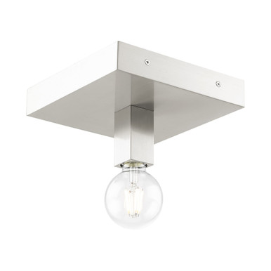 Solna 1 Light 8.5 Inch Wide Flush Mount by Livex - 49210-91