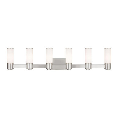 Weston 6 Light ADA Vanity Light by Livex - 52126