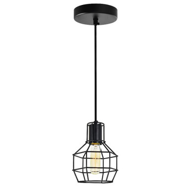 Secure 1 Light Down Mini Pendant by CWI - 9608P6-1