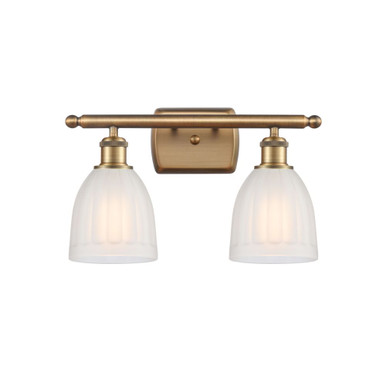Brookfield 2 Light Bath Vanity 10.38 and 15.75 Inch Wide by Innovations - 516-2W-G44