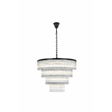 Harlow 28 Light Chandelier 31 Inch Tall and 40 Inch Wide by Elegant - 1070G40
