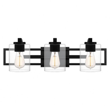 Landsdowne 3 Light Vanity Light by Quoizel - LANS8624MBK
