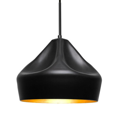 Lotus 1 Light Small Pendant by Besa 1JT-LOTUS-BK - 1JT-LOTUS-BK