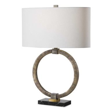 Relic 1 Light Table Lamp 19 inches wide by 10 inches deep by Uttermost - 28371-1
