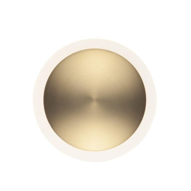 Saucer 8W 1 LED 7 Inch Wide Flush Mount by ET2 - E21540-90BKGLD