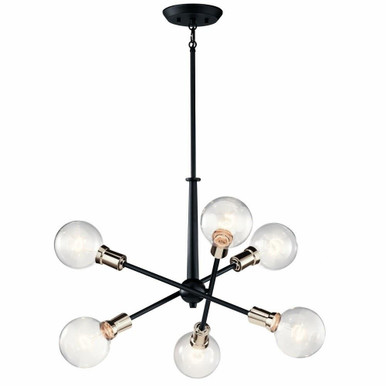 Armstrong 6 Light Small Chandelier by Kichler - 43095