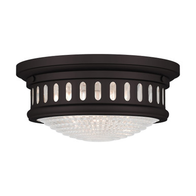 Berwick 2 Light 11 Inch Wide Flush Mount by Livex - 73051