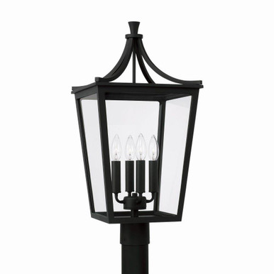 Adair 4 Light Outdoor Post Lantern 25 x 12 In by Capital  - 947943BK
