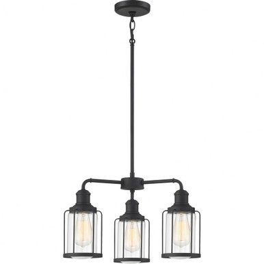 Ludlow 3 Light Small Chandelier by Quoizel - LUD5020EK