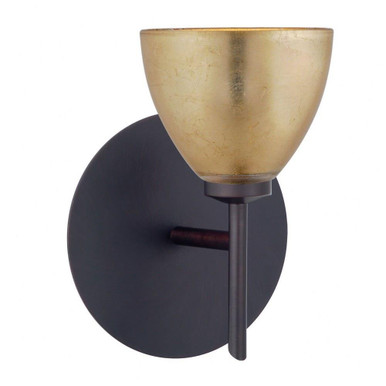 Divi 1 Light Contemporary Wall Sconce 6.63 Inch Tall by Besa - 1SW-1758