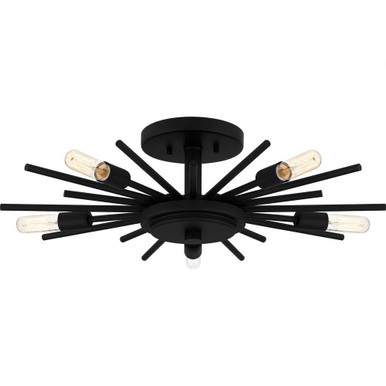 5 Light 22 Inch Wide Semi Flush Mount by Quoizel - QSF6158