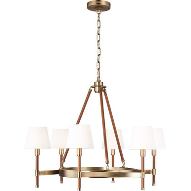 Katie 6 Light Large Chandelier by Visual Comfort Studio - LC1006