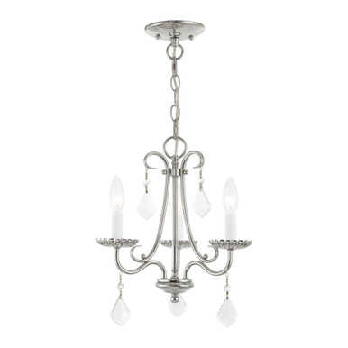 Daphne 3 Light Mini Chandelier by Livex - 40873