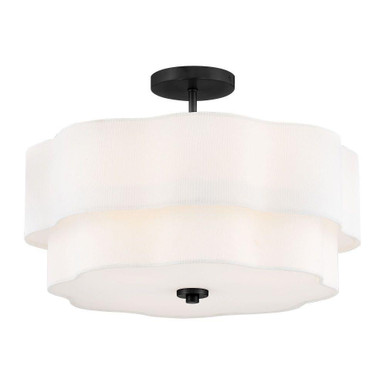 Gwen 5W 4 LED Semi Flush Mount 14 Inch Tall and 20 Inch Wide by Hinkley - 47733