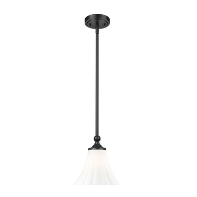 Fleur 1 Light Pendant 9.25 Inch Tall and 8 Inch Wide by Z Lite - 1958P8