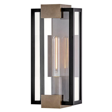 Bergen 5W 1 LED Outdoor Wall Lantern 15 Inch and 6.5 Inch Wide by Hinkley - 29050BK