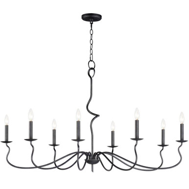 Padrona 8 Light Oversized Chandelier by Maxim - 27708BO