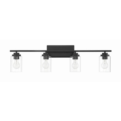 Clark 4 Light Bath Vanity 9.38 Inch Tall and 35 Inch Wide by Craftmade - 20435