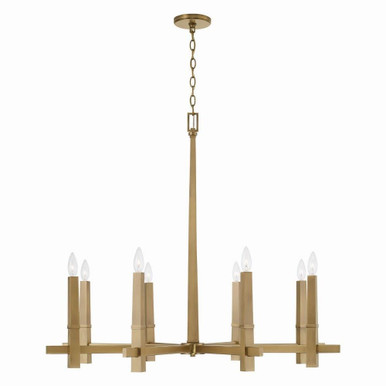 Blake 8 Light Oversized Chandelier by Capital - 449681AD