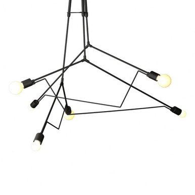 Divergence 6 Light Outdoor Pendant 54 Inch Wide by Hubbardton Forge - 362015HF